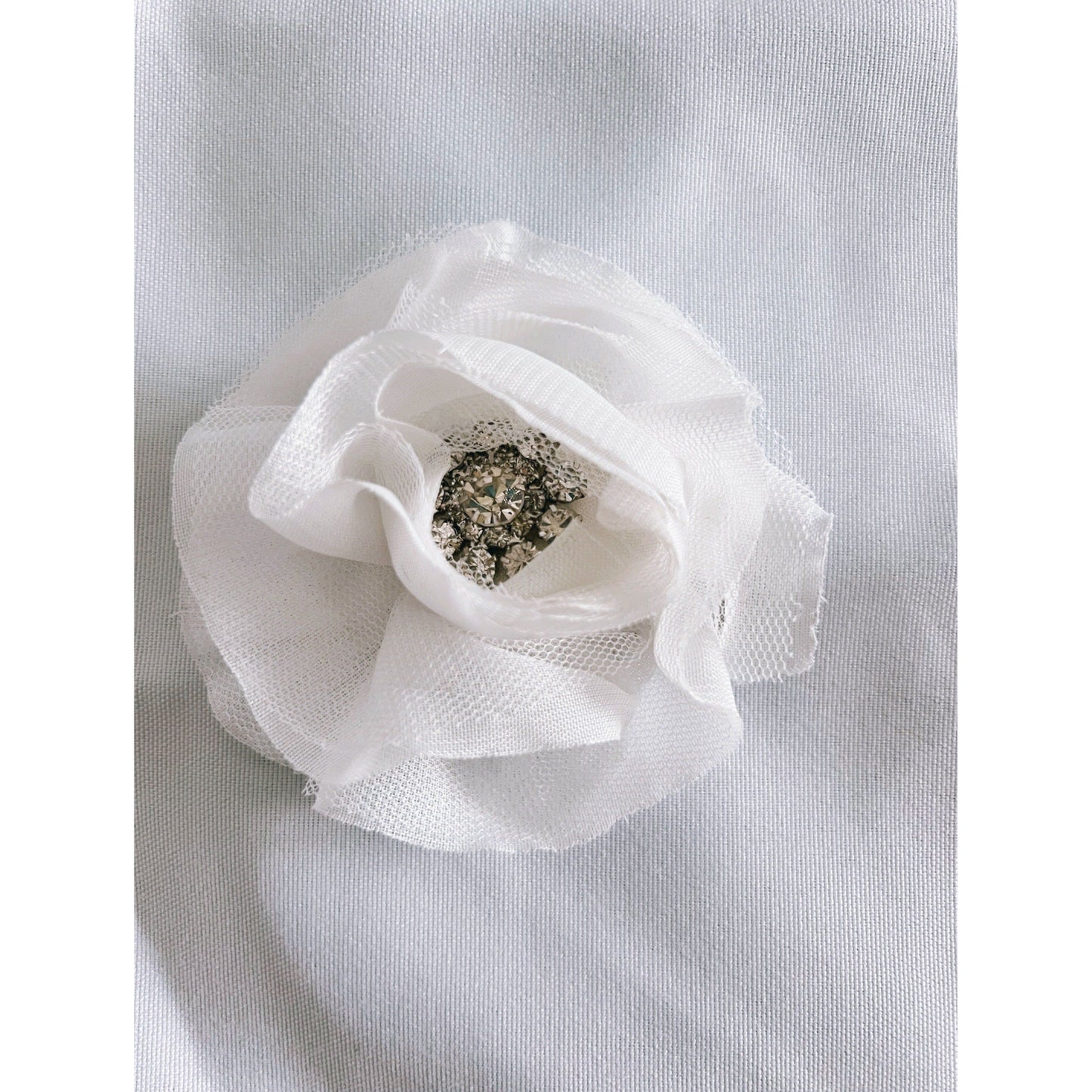 White Rose Clip