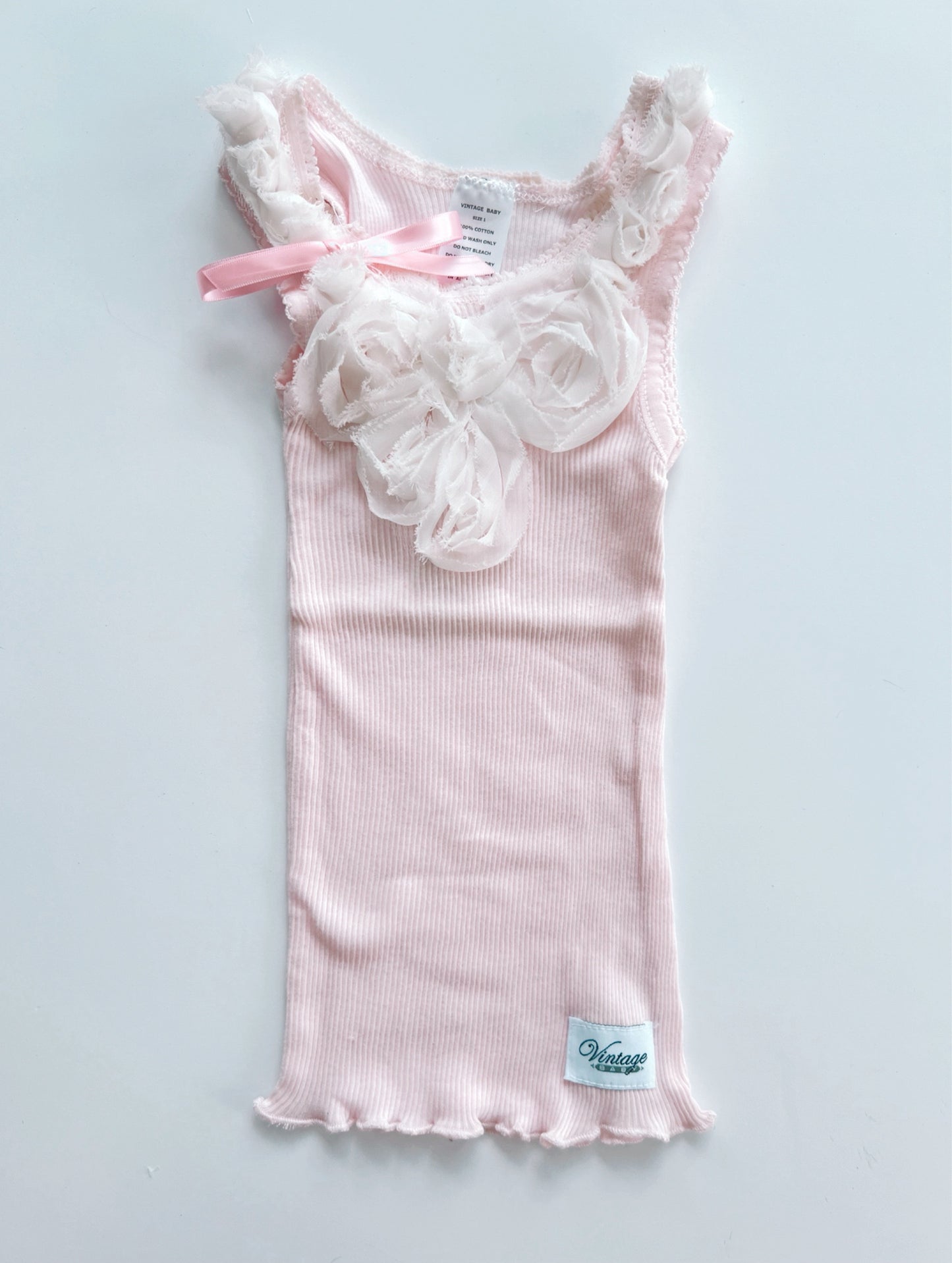 Pink Blossom Singlet